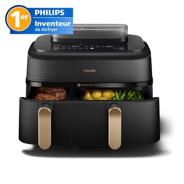 Découvrez notre test complet de la philips airfryer série 5000 avec double panier 9L : performances, avantages et conseils pour une cuisson optimale de vos plats préférés