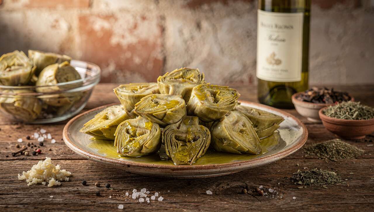 Recette italienne : artichauts à la romaine