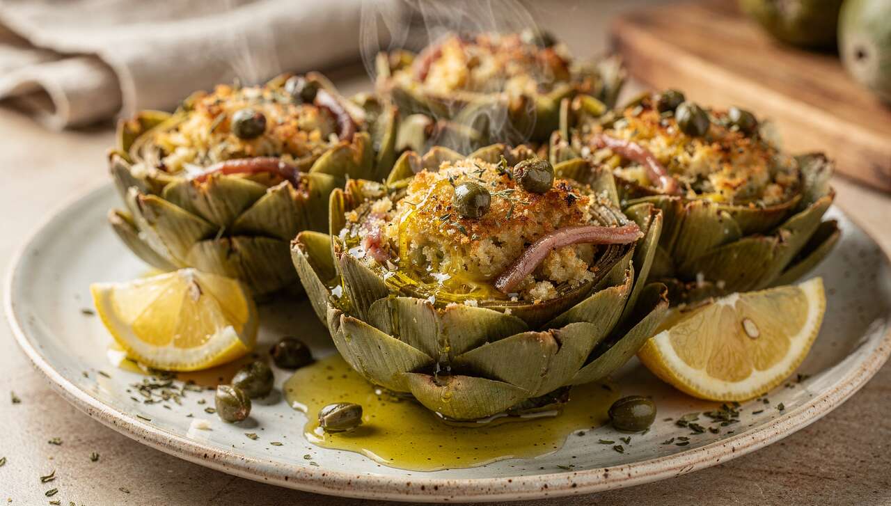 Recette d'artichauts farcis à l'italienne