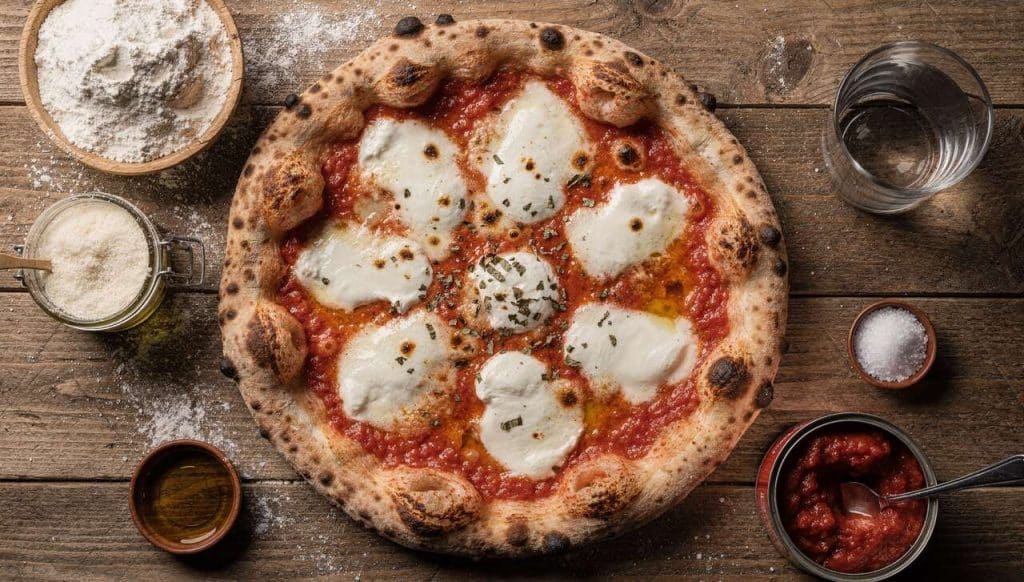 Recette de pizza napolitaine Margherita