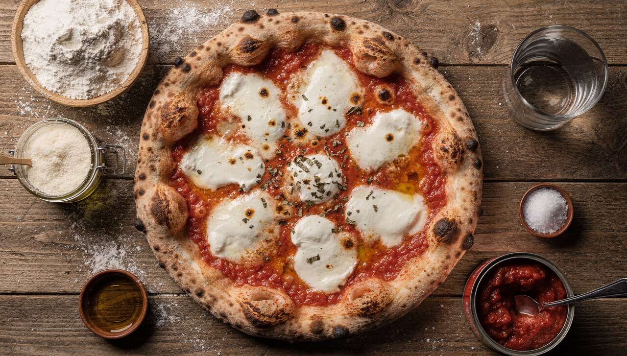 Recette de pizza napolitaine Margherita
