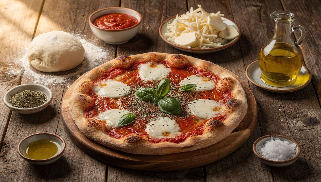 Recette authentique de la pizza Margherita italienne