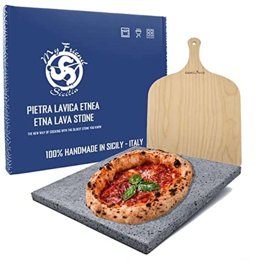 Test : kit pizza Etna en pierre de lave