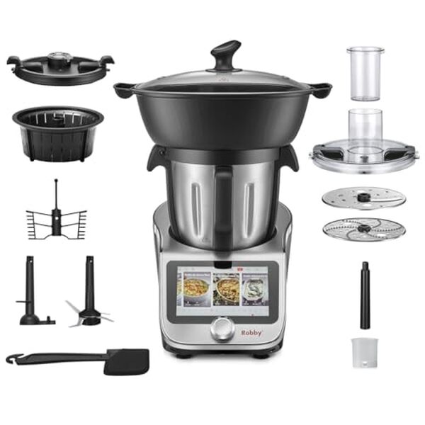 Découvrez notre analyse complète du robot cuiseur Robicook XL : explorez sa connectivité avancée et sa grande capacité idéale pour toutes vos recettes familiales
