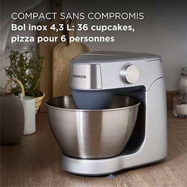 Découvrez le puissant robot pâtissier Kenwood KHC29 avec ses 1000 W pour des préparations réussies à coup sûr. Parfait pour toutes vos recettes pâtissières  !