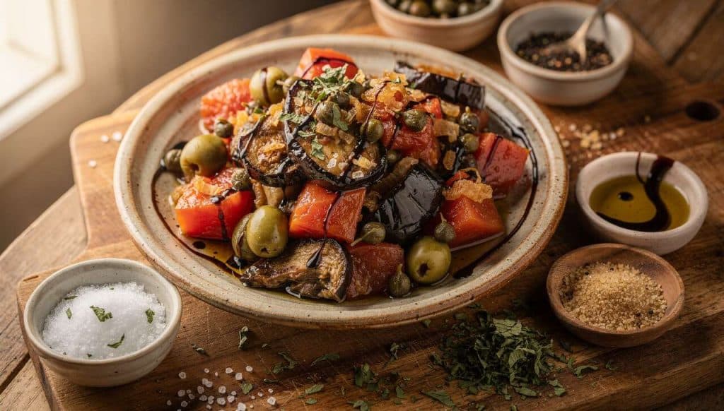 Recette authentique de la Caponata italienne