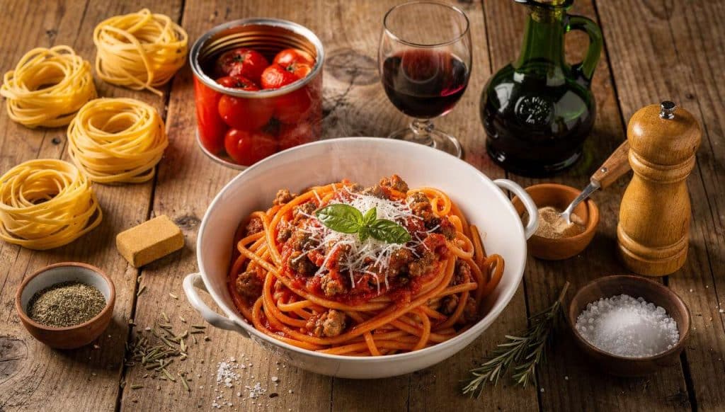 Recette authentique de sauce bolognaise italienne