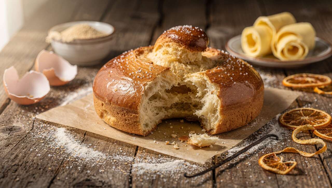 Brioche sicilienne col tuppo : recette authentique