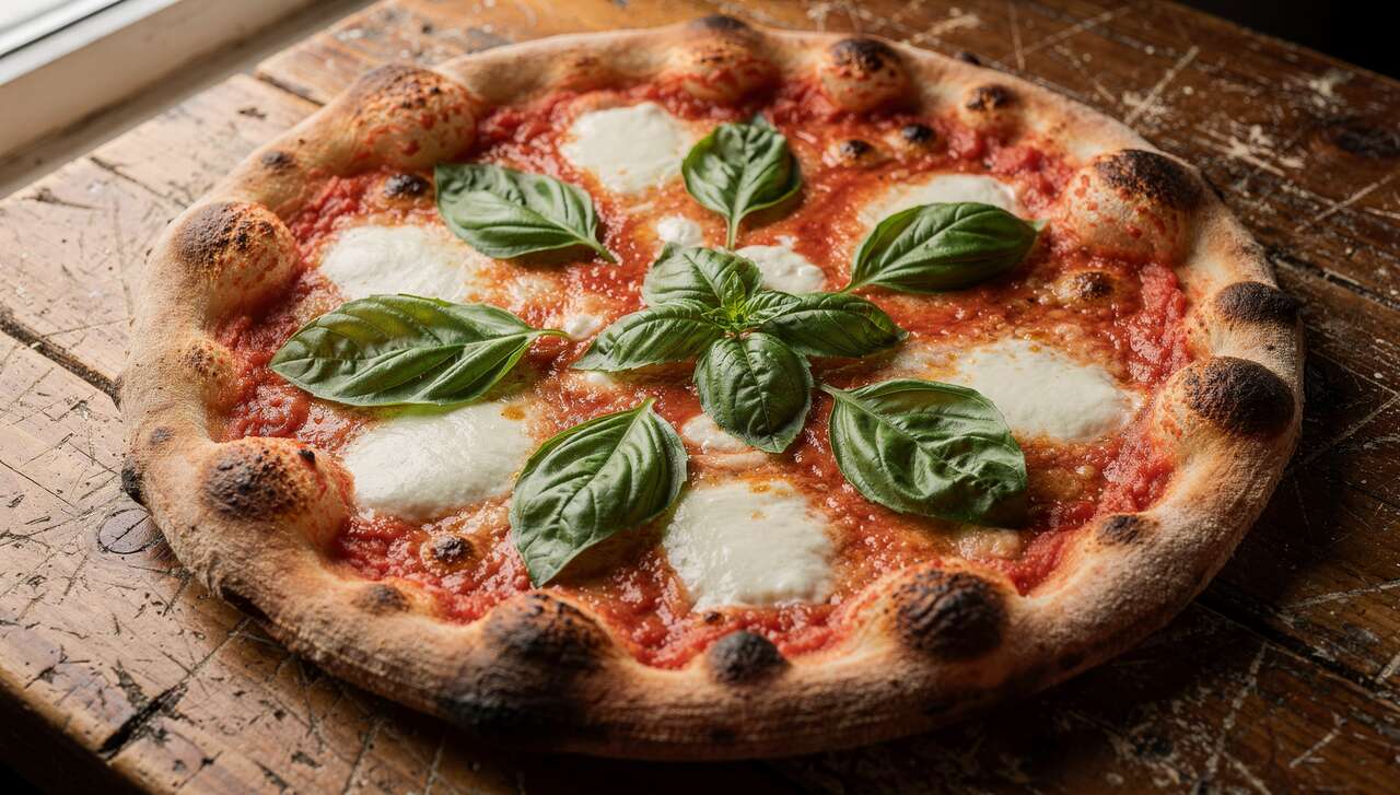 La pizza margherita : embl&egrave;me italien