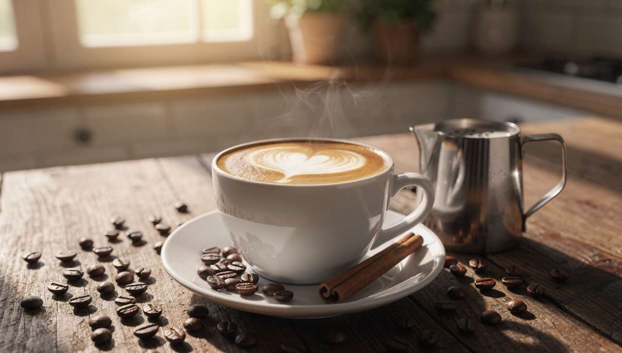 Les &eacute;tapes cl&eacute;s pour r&eacute;ussir un cappuccino maison