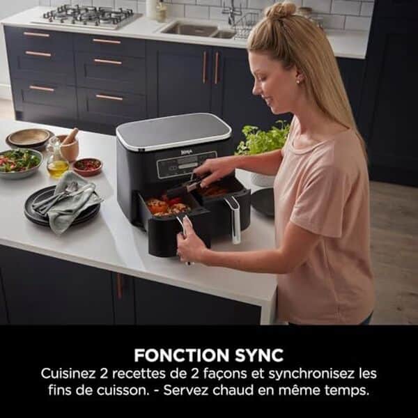 Découvrez notre test du ninja foodi dual zone, l'airfryer 6-en-1 de 7, 6L, pour une cuisson parfaite et rapide.