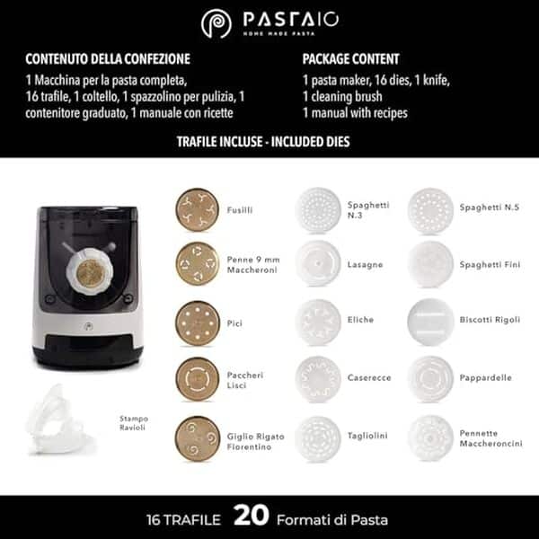 Découvrez notre test complet de la machine à pâtes Pastaio avec matrices en bronze : efficacité, qualité des pâtes et conseils d'utilisation pour des repas réussis.