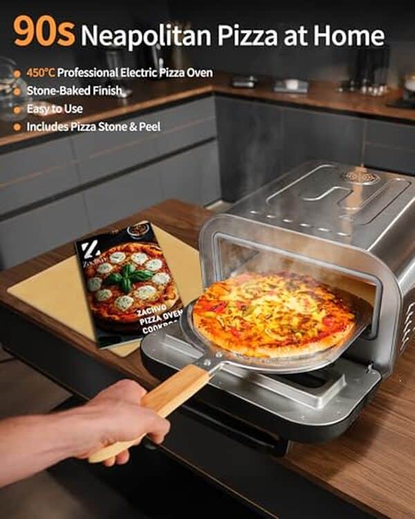 Découvrez notre test complet du four à pizza ZACHVO : des températures jusqu'à 450℃, un écran tactile intuitif et une cuisson parfaite pour vos soirées pizza réussies