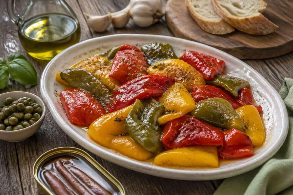 Poivrons grillés au four : recette italienne authentique