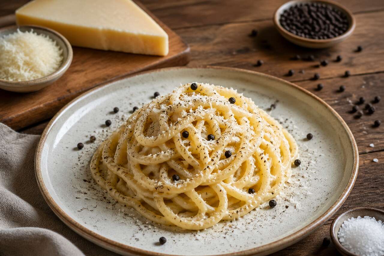 Recette italienne authentique : cacio e Pepe