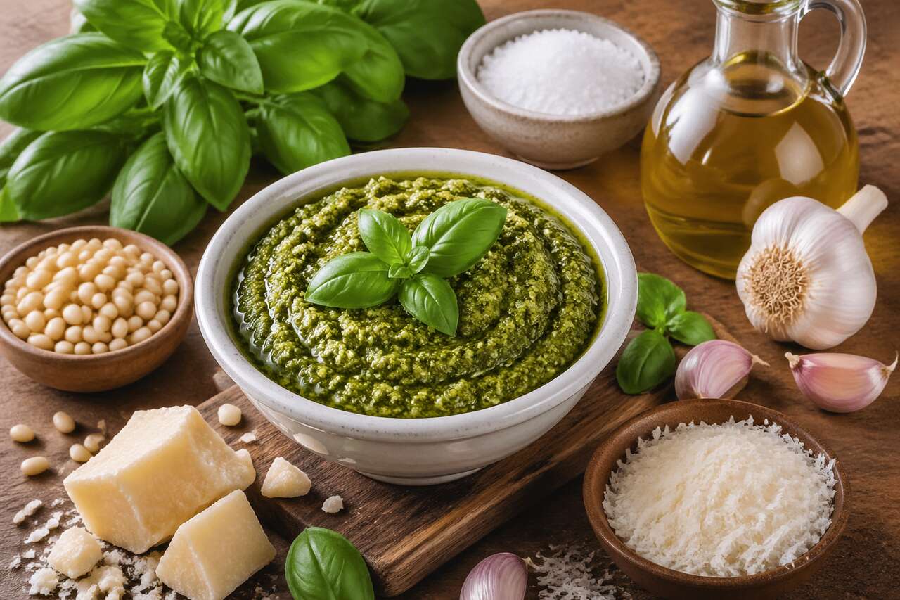 Recette de pesto génois traditionnel