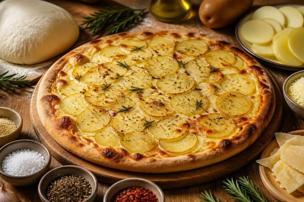 Recette de pizza aux pommes de terre : astuces et préparation