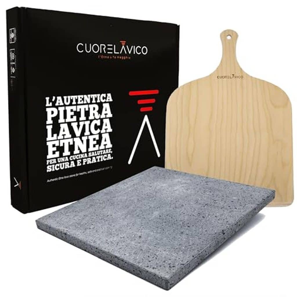 Test : cUORE LAVICO pierre à pizza en pierre de lave de l'Etna