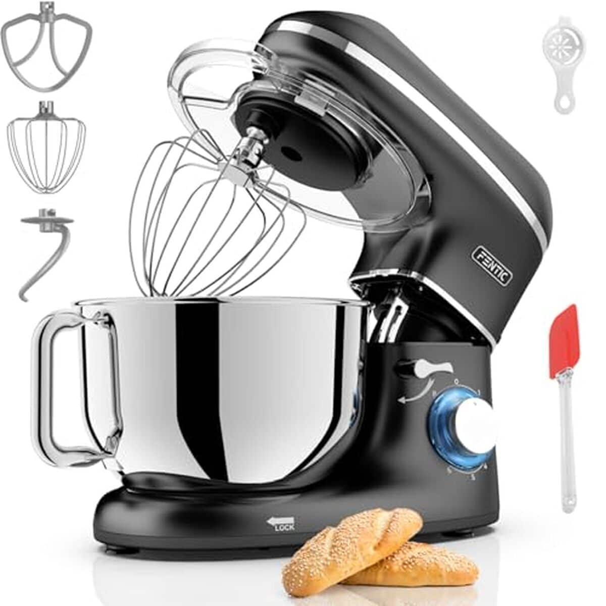 Test du robot pâtissier Fentic 2000W : efficacité inoxydable