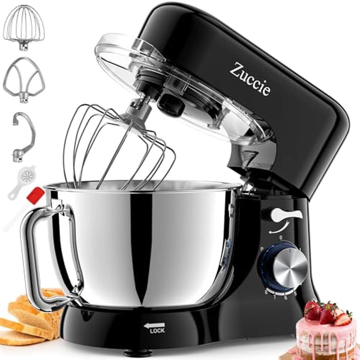 Test du robot pâtissier Zuccie 5L 1000W : puissance et polyvalence