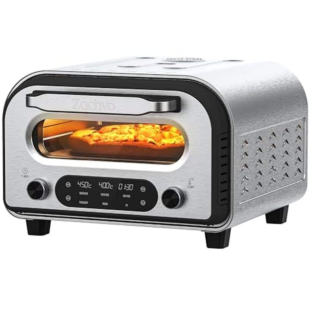 Test : four à pizza ZACHVO, jusqu'à 450℃ et écran tactile