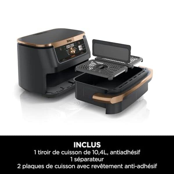 Découvrez notre test approfondi de la friteuse Ninja Foodi flexdrawer 10.4 L 7-en-1 : polyvalence, efficacité et innovation au service de votre cuisine