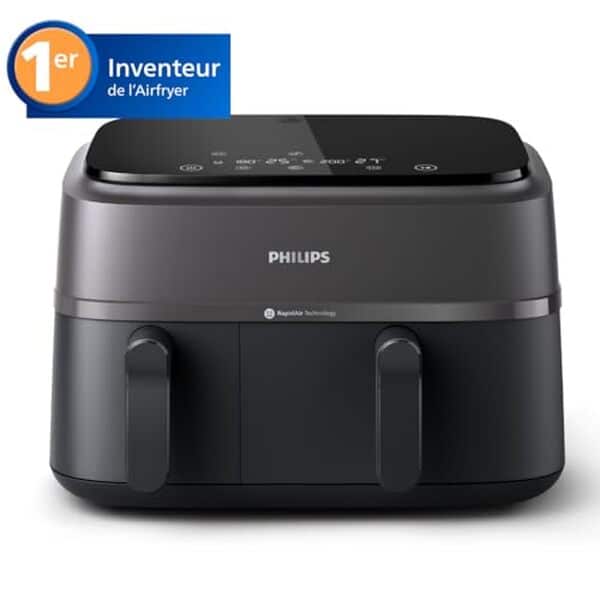 Découvrez notre test détaillé de la philips Airfryer Série 3000 : une friteuse innovante avec double panier et technologie rapidAir pour des repas plus sains et savoureux.