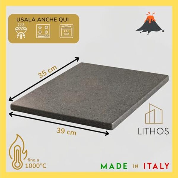 Découvrez notre avis complet sur l'assiette en pierre de lave Lithos Materie 39x35 cm : design élégant, robustesse et utilisation au quotidien.
