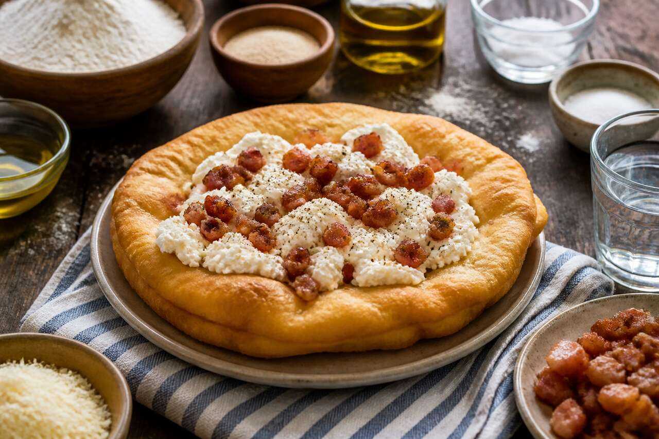 Recette authentique italienne : pizza frite à la ricotta et cicoli