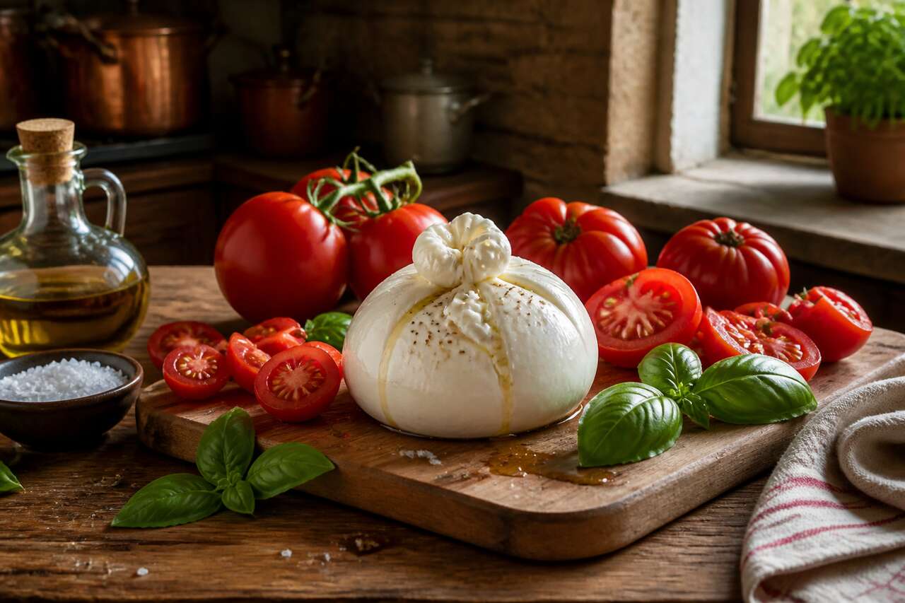 Id&eacute;es recettes avec la burrata