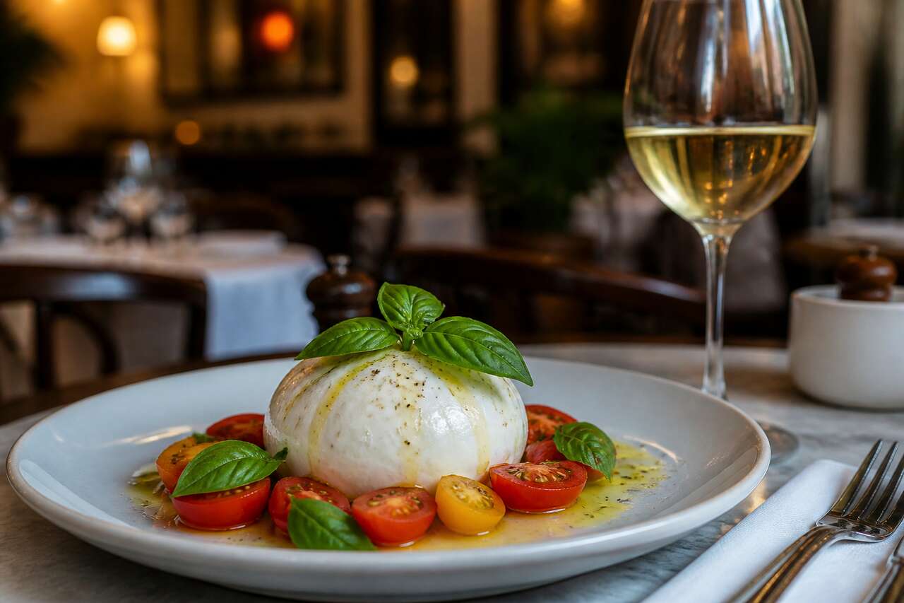 Accords mets et vins : sublimer la burrata