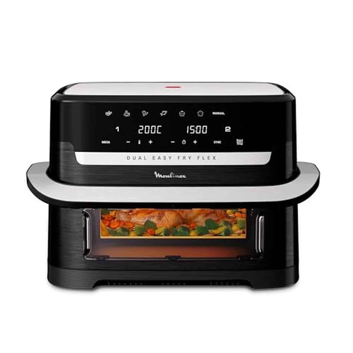 Test de la friteuse Moulinex Easy Fry Dual Flex 9L : performance et double zone