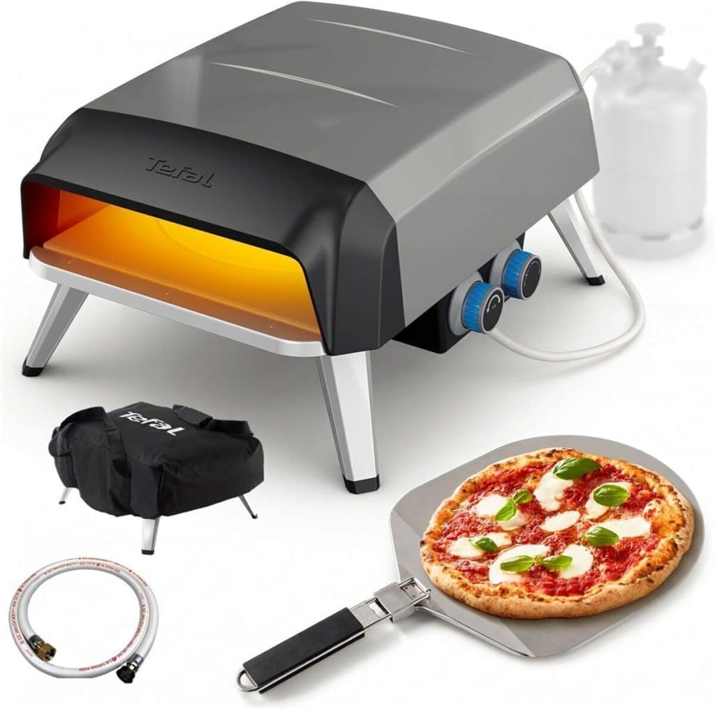 Test : four à pizza Tefal Pizza Pronto gaz et pierre rotative