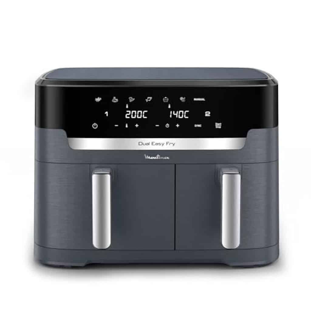 Test : moulinex dual easy fry xxl et ses deux tiroirs révolutionnaires