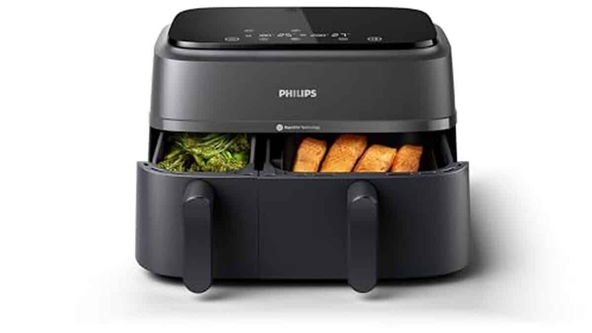 Test : philips Airfryer Série 3000 - double panier, 9L, rapidAir