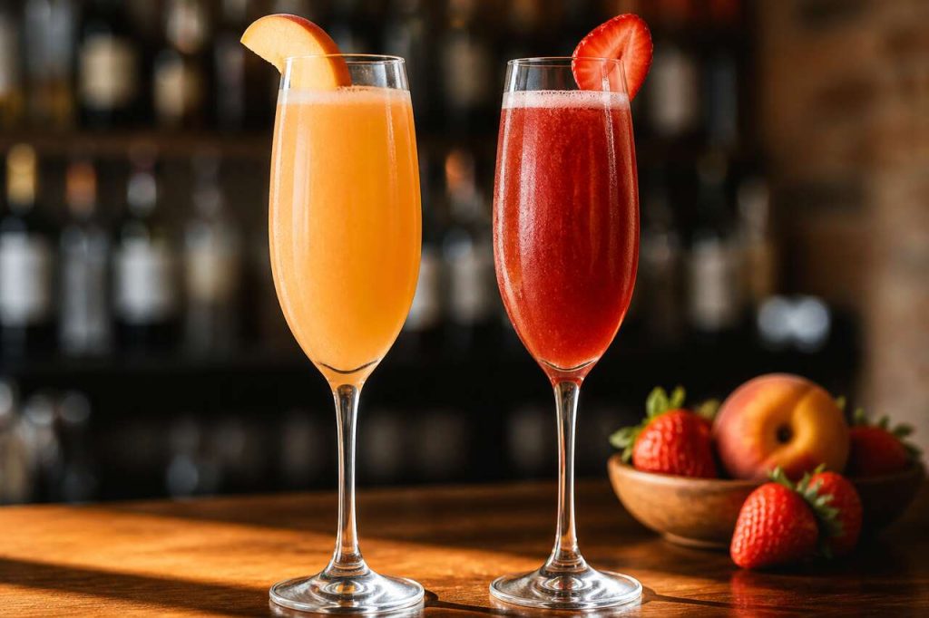 Cocktails fruités : bellini ou Rossini ?