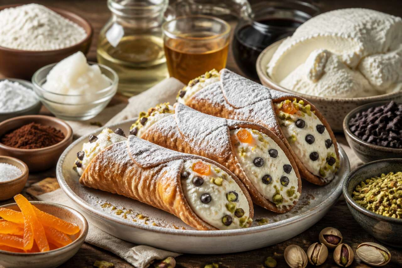 Recette authentique de cannoli siciliens