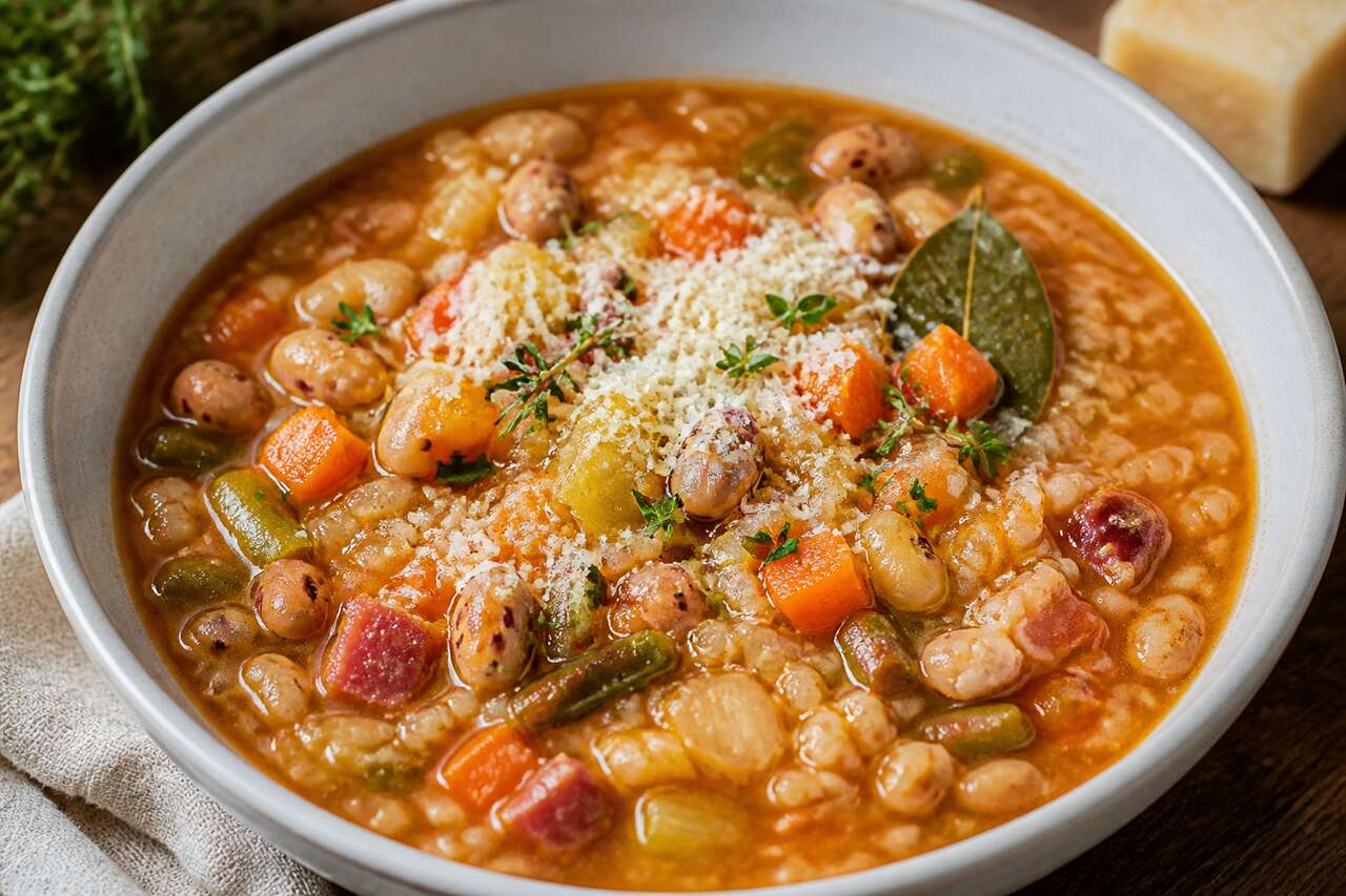 Minestrone à la milanaise : recette authentique italienne
