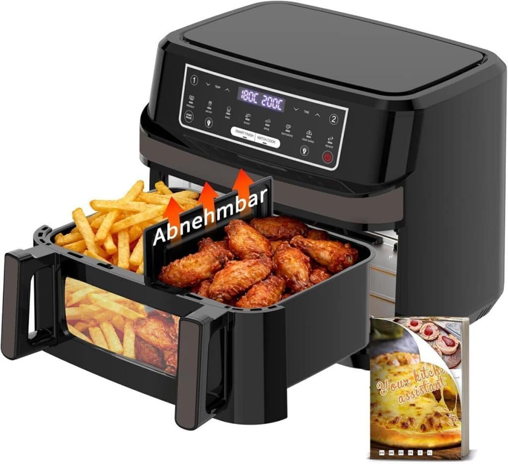 Test : friteuse Air Fryer 12L double zone tableau tactile