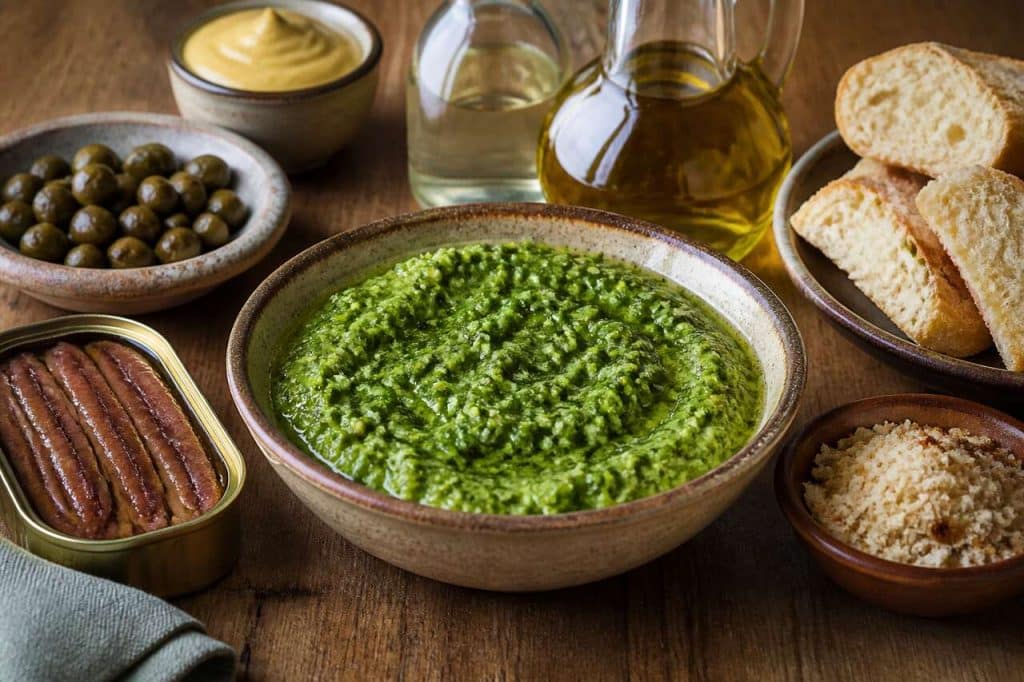 Recette italienne : sauce verte maison