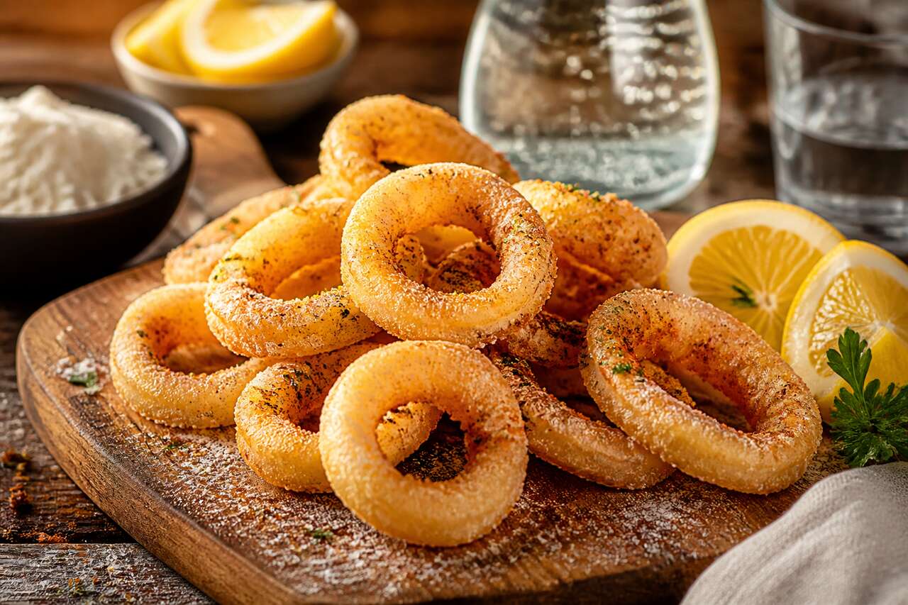 Calamars frits à la romaine : recette italienne authentique