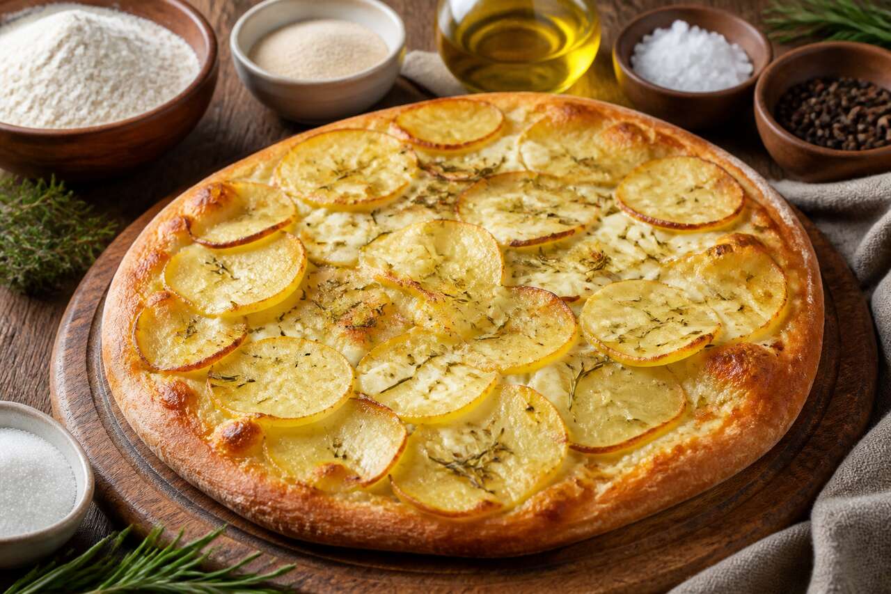 Recette de pizza aux pommes de terre : astuces et préparation