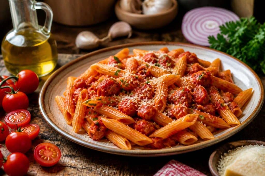 Penne à la calabraise : recette italienne authentique