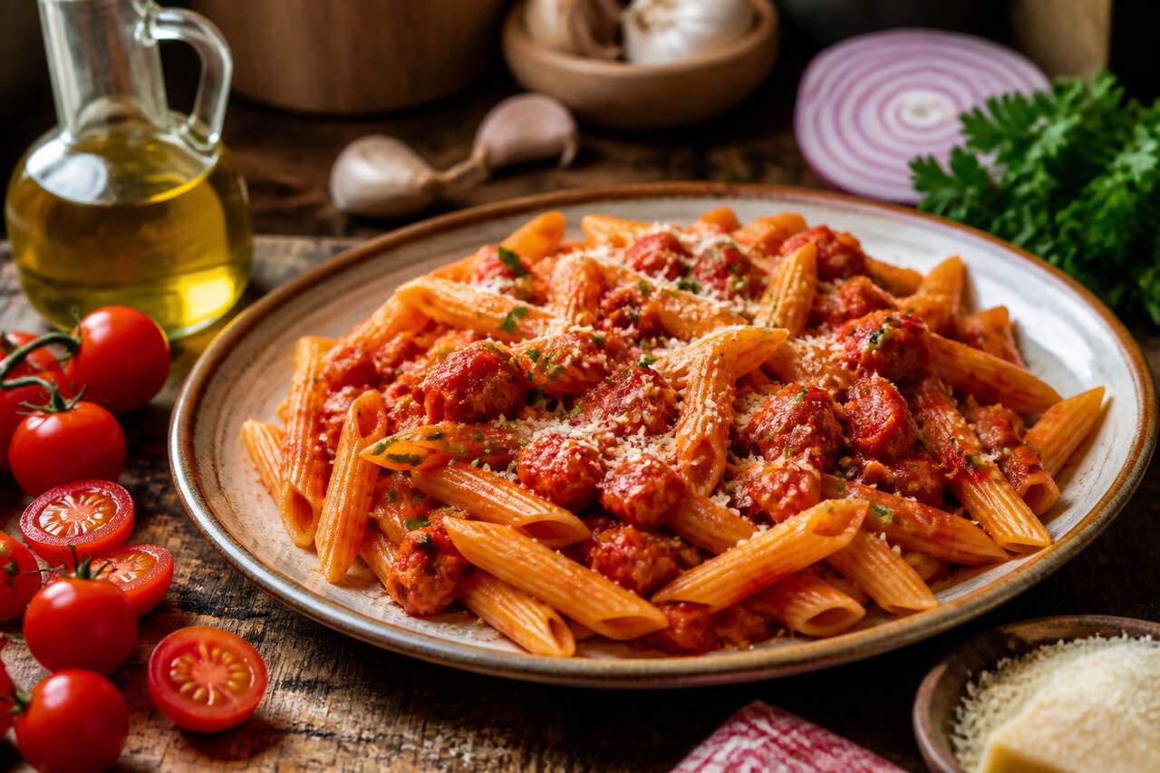 Penne à la calabraise : recette italienne authentique
