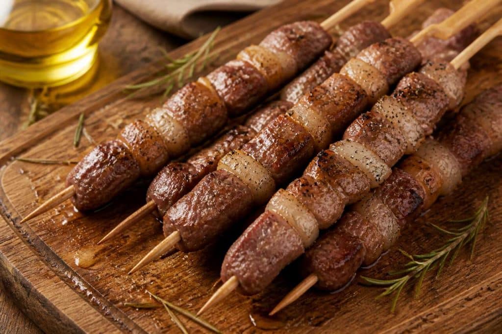 Recette italienne : arrosticini, brochettes des Abruzzes