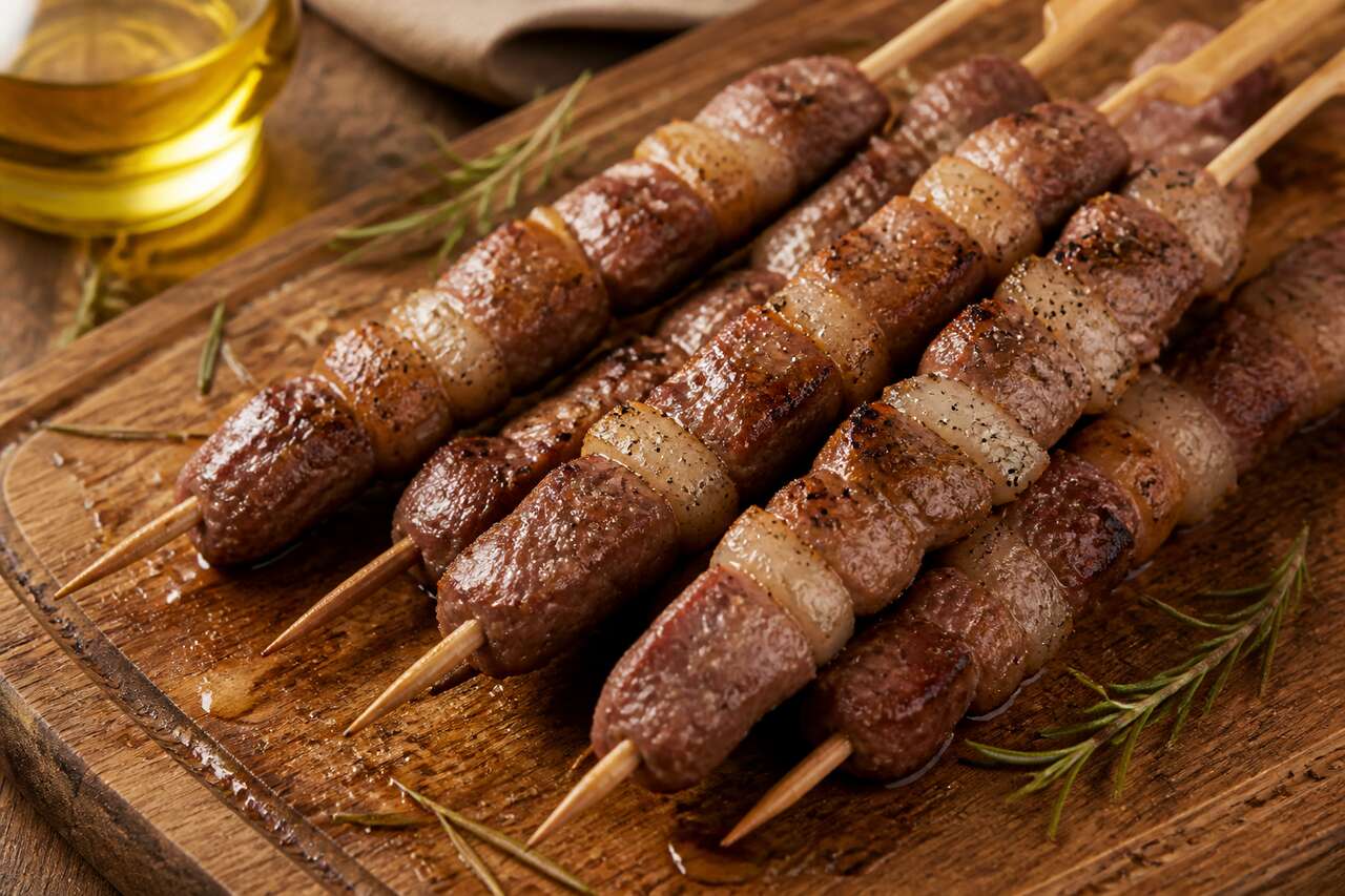 Recette italienne : arrosticini, brochettes des Abruzzes