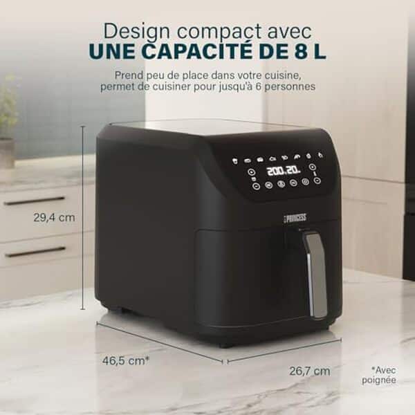 Découvrez notre test détaillé de la princess friteuse sans huile SlimFry 2000 W 8 L : performances, avantages et verdict final pour bien choisir votre appareil.