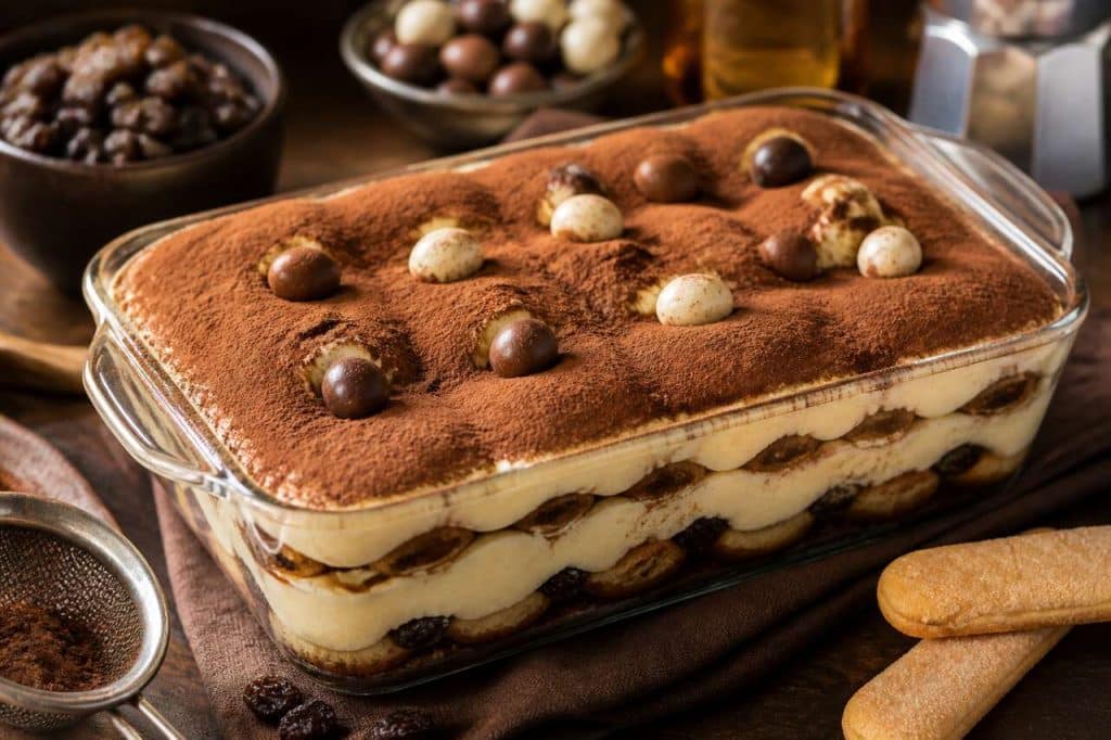 Tiramisu aux raisins et Muscat : recette gourmande