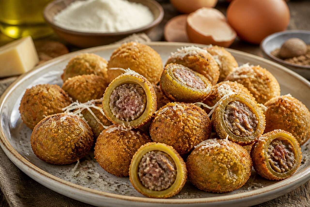 Olives Ascolane : recette italienne authentique