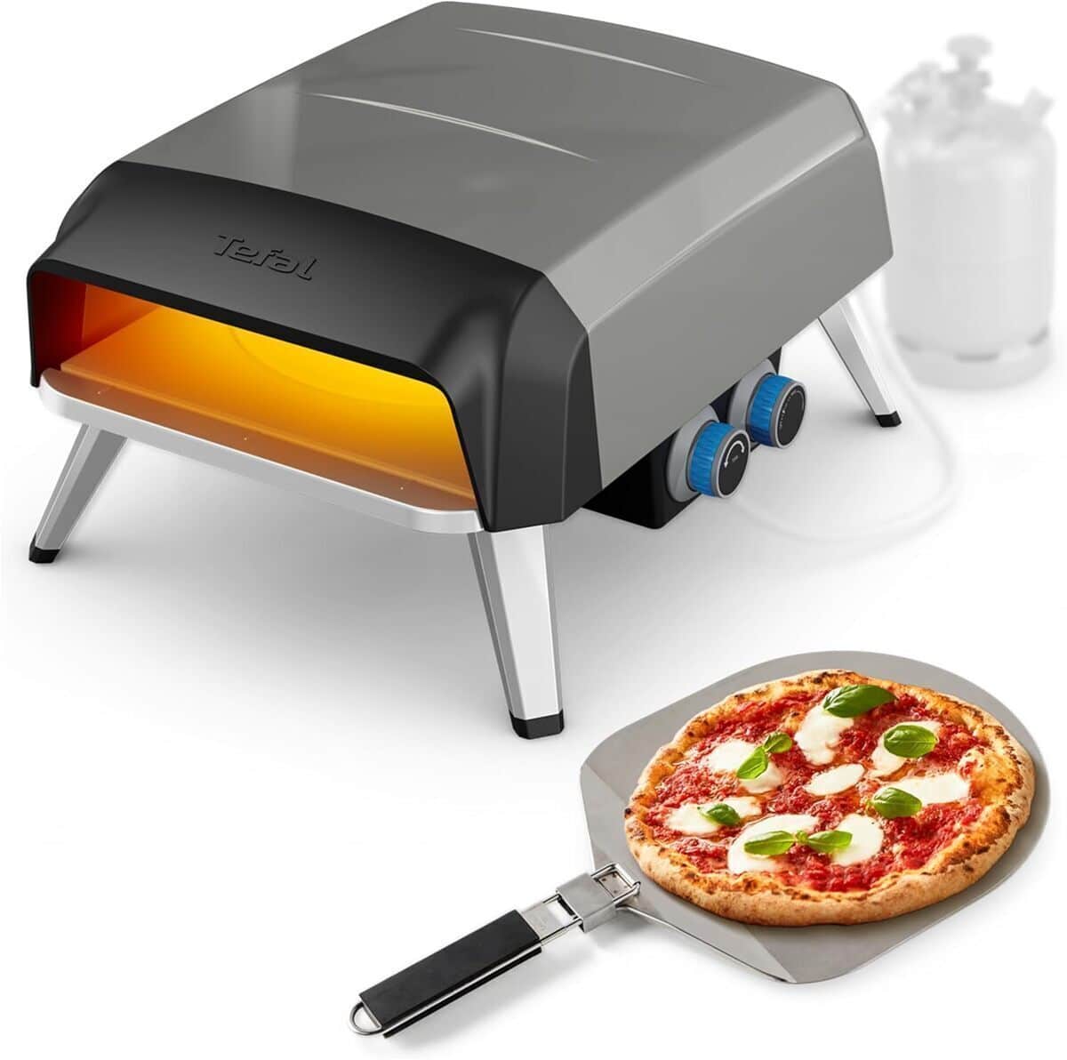Test du Tefal Pizza Pronto Gaz : pierre rotative à 360°